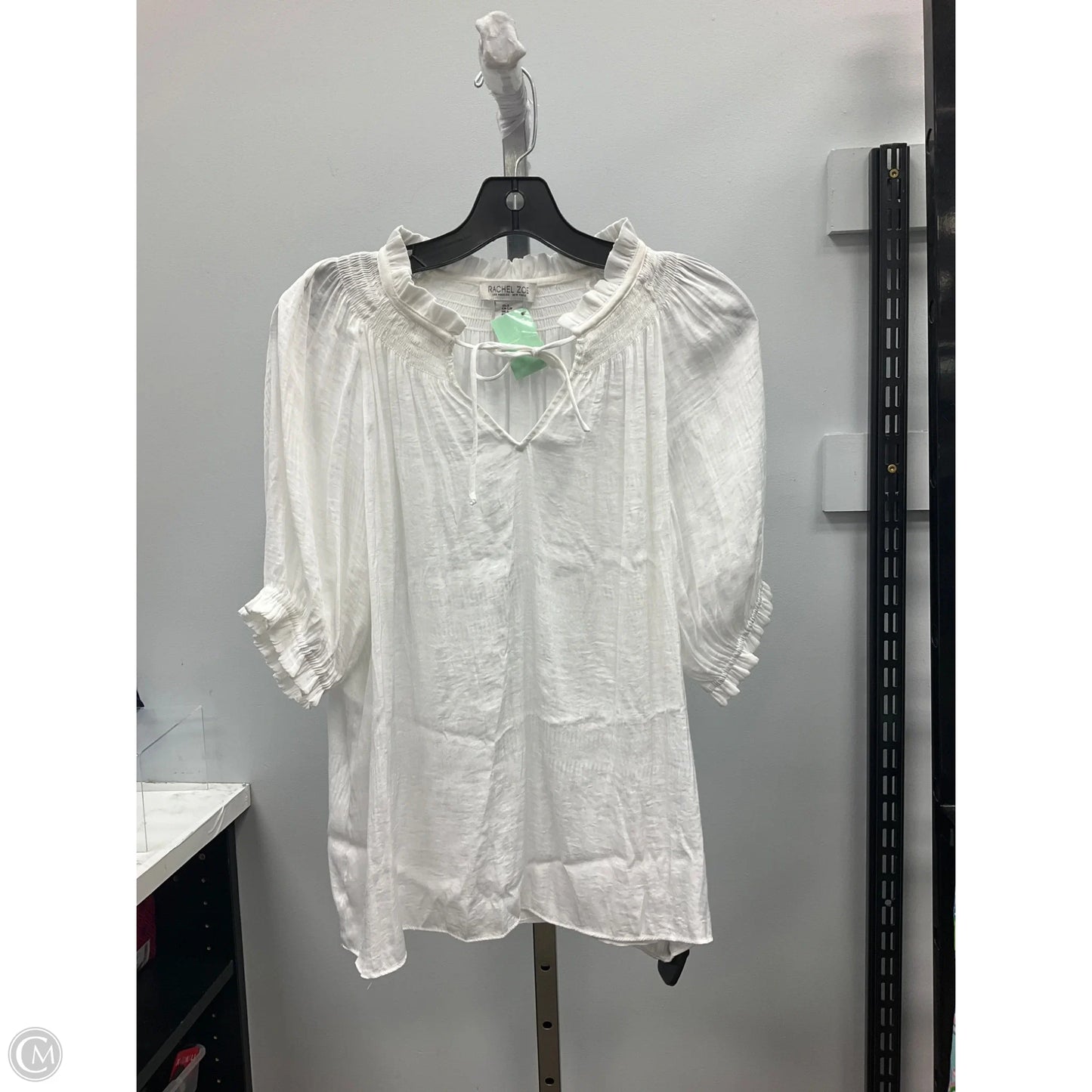 Top Short Sleeve By Rachel Zoe In White, Size: S