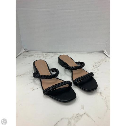 Sandals Heels Block By Sincerely Jules In Black, Size: 8