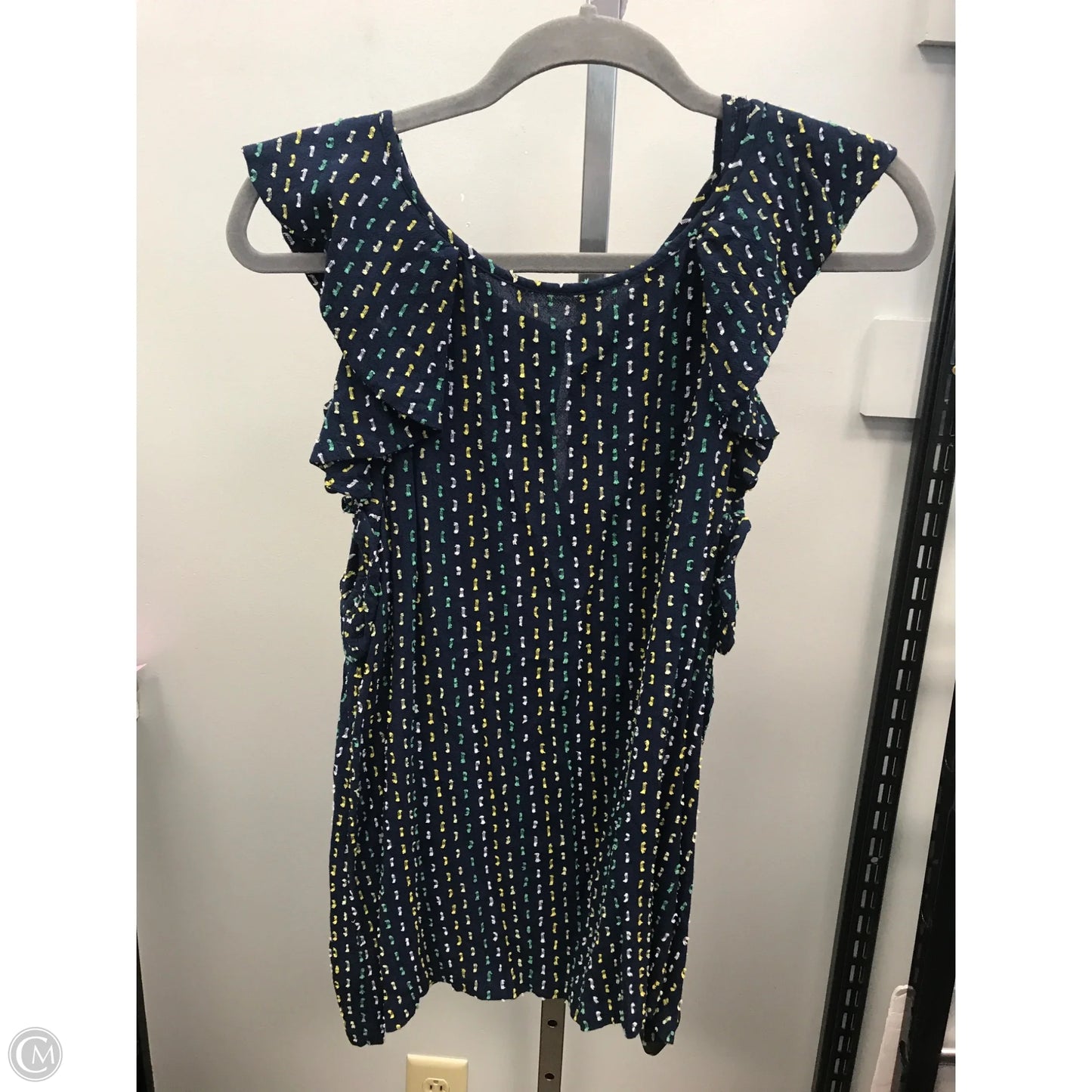 Top Sleeveless By Loft In Navy, Size: Xl