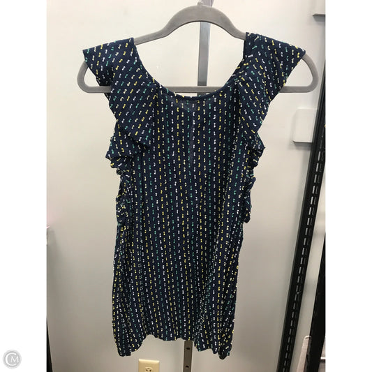 Top Sleeveless By Loft In Navy, Size: Xl
