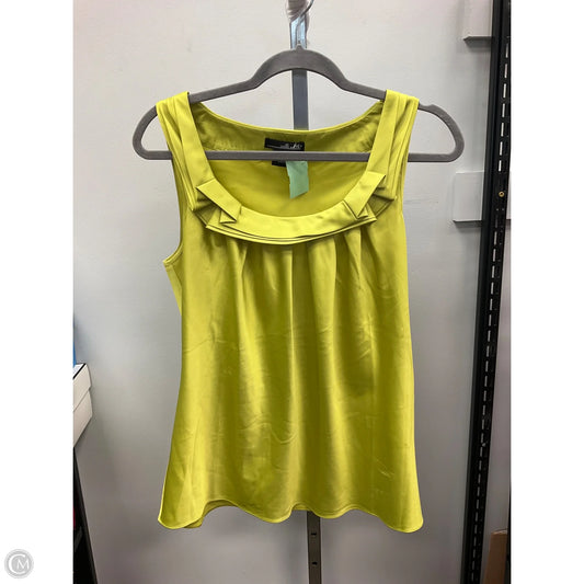 Top Sleeveless By Willi Smith In Chartreuse, Size: M