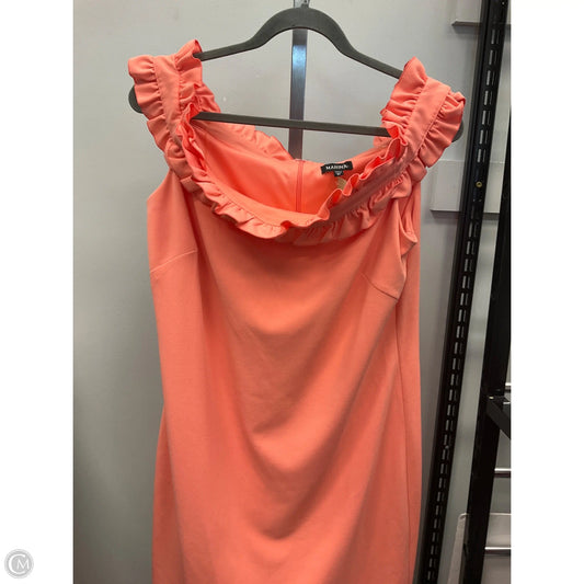 Dress Casual Short By Marina In Coral, Size: 10
