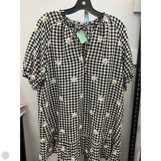 Dress Casual Short By Zara In Checkered Pattern, Size: S