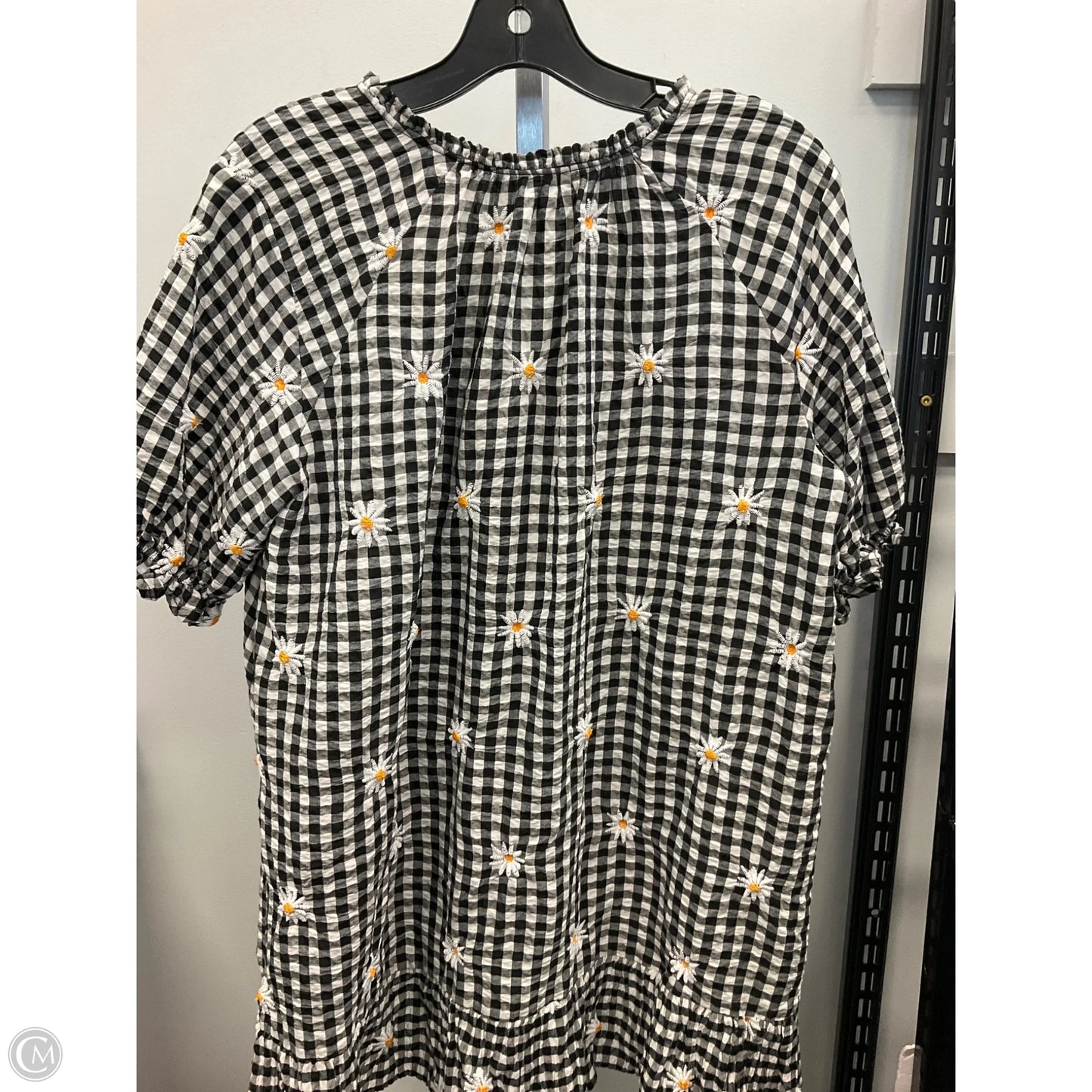 Dress Casual Short By Zara In Checkered Pattern, Size: S