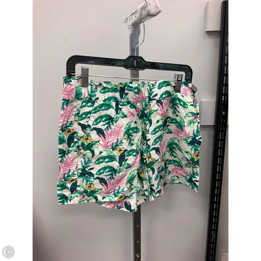 Shorts By Loft In Tropical Print, Size: M