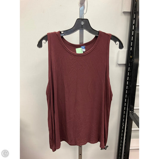 Tank Top By Old Navy In Brown, Size: Lp