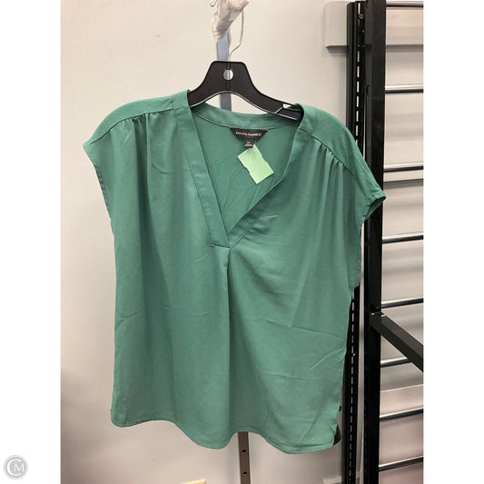 Top Sleeveless By Banana Republic In Green, Size: M