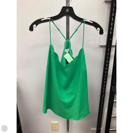 Top Sleeveless By J. Crew In Green, Size: 10