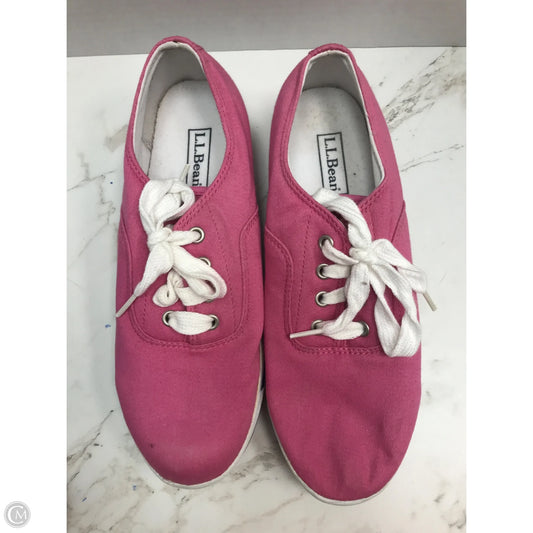 Shoes Sneakers By L.l. Bean In Pink, Size: 8.5