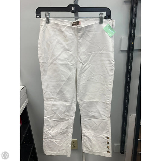 Pants Cropped By Crosby In White, Size: 6