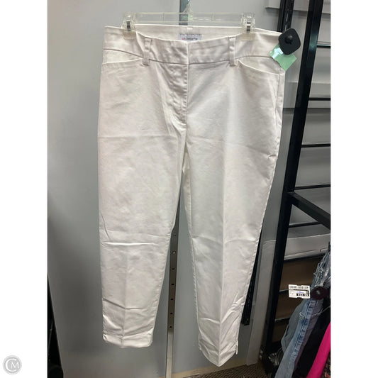 Pants Cropped By Liz Claiborne In White, Size: 12