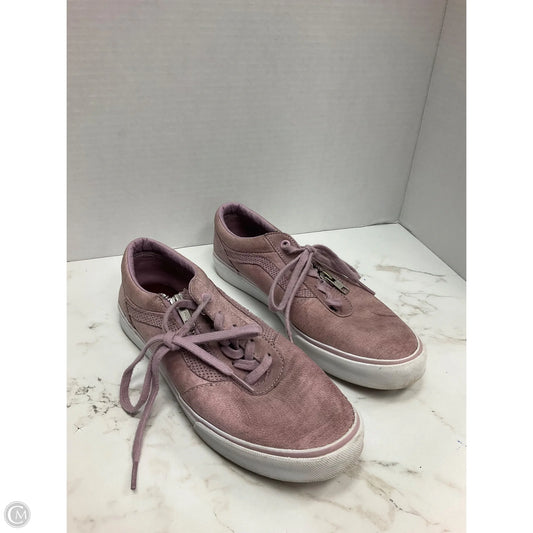 Shoes Sneakers By Vans In Pink, Size: 7.5