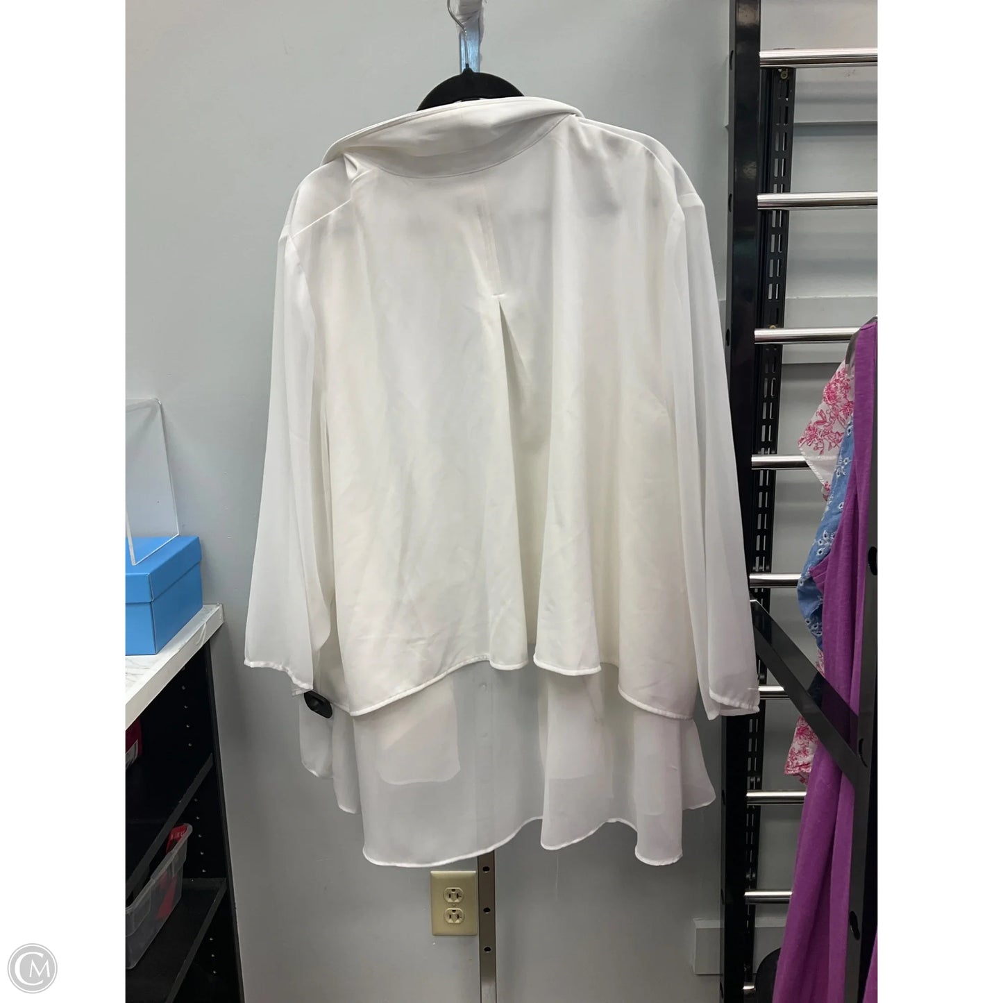 Jacket Other By Lane Bryant In White, Size: 4x