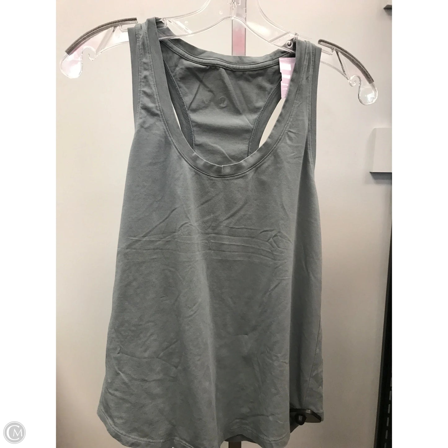Athletic Tank Top By Lululemon In Grey, Size: M