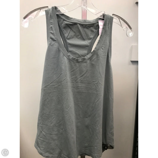 Athletic Tank Top By Lululemon In Grey, Size: M