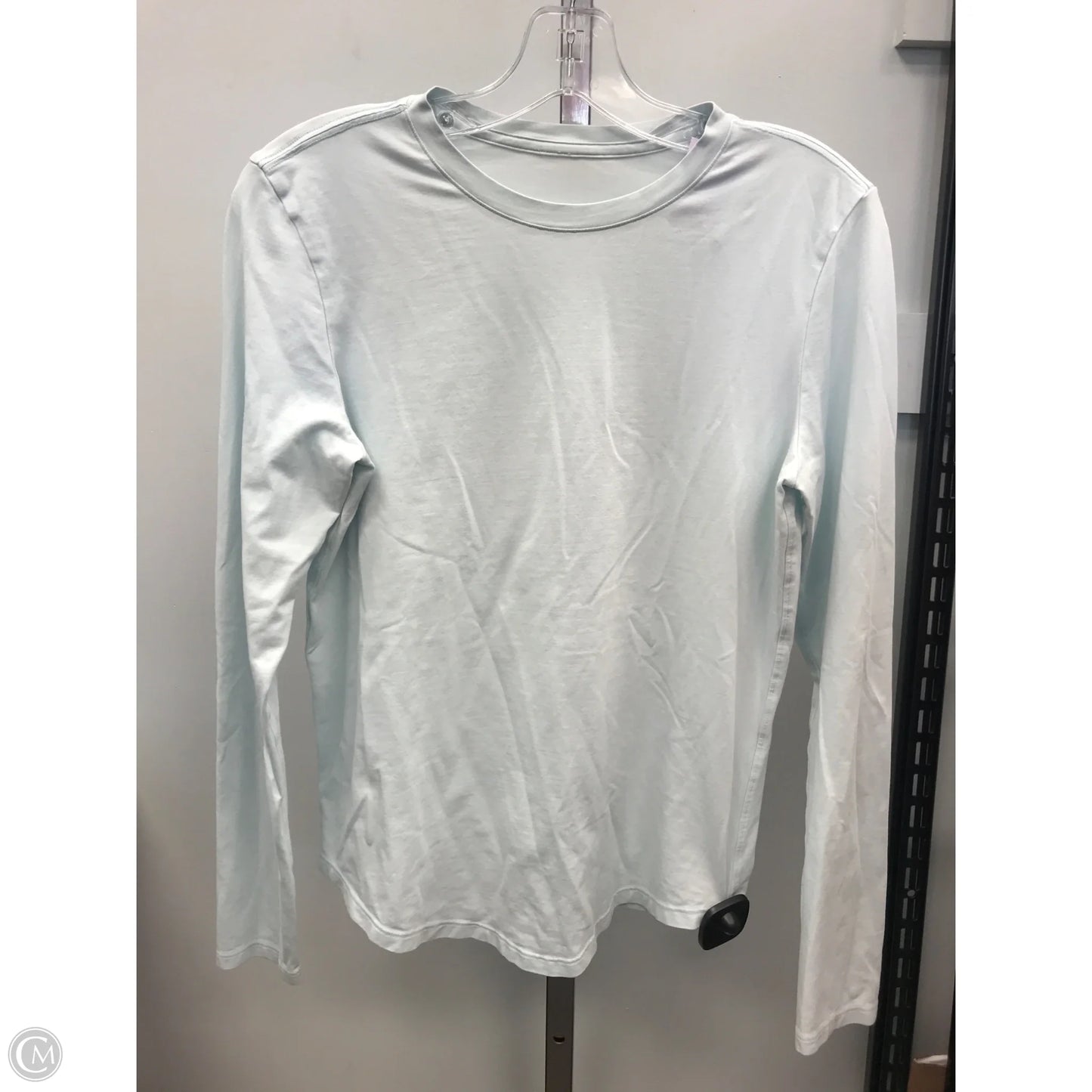 Athletic Top Long Sleeve Crewneck By Lululemon In Blue, Size: M