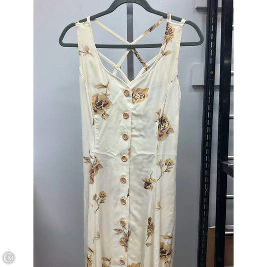 Dress Casual Midi By Together In Cream, Size: 10p