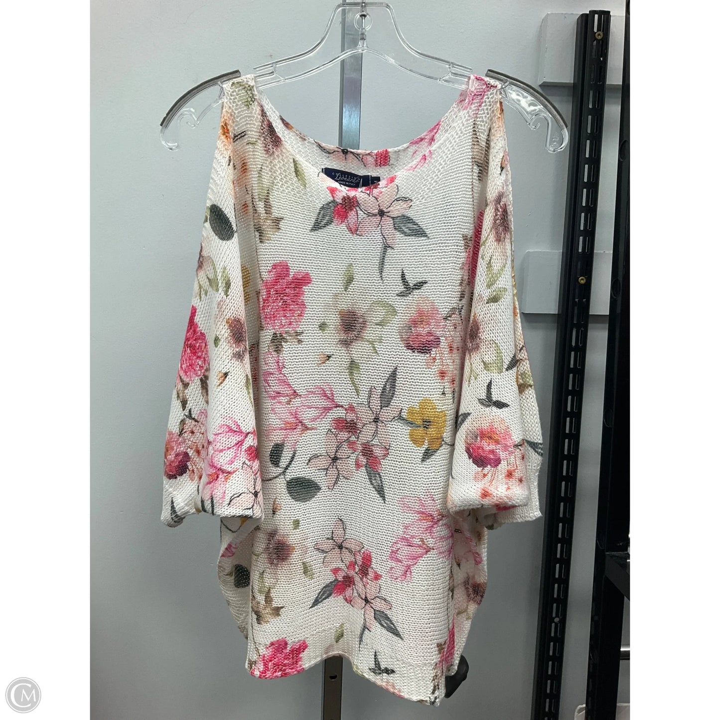 Top Short Sleeve By Cmc In Floral Print, Size: M