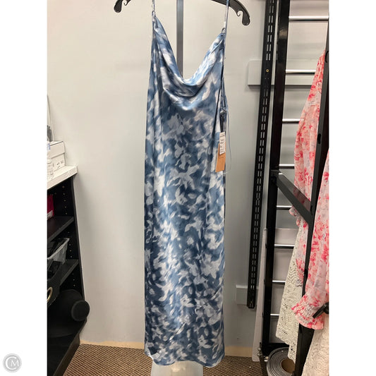 Dress Casual Midi By Halogen In Blue, Size: L