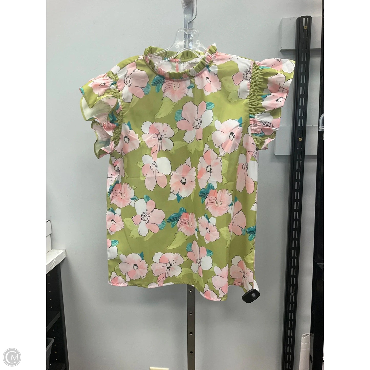 Top Long Sleeve By Loft In White, Size: S