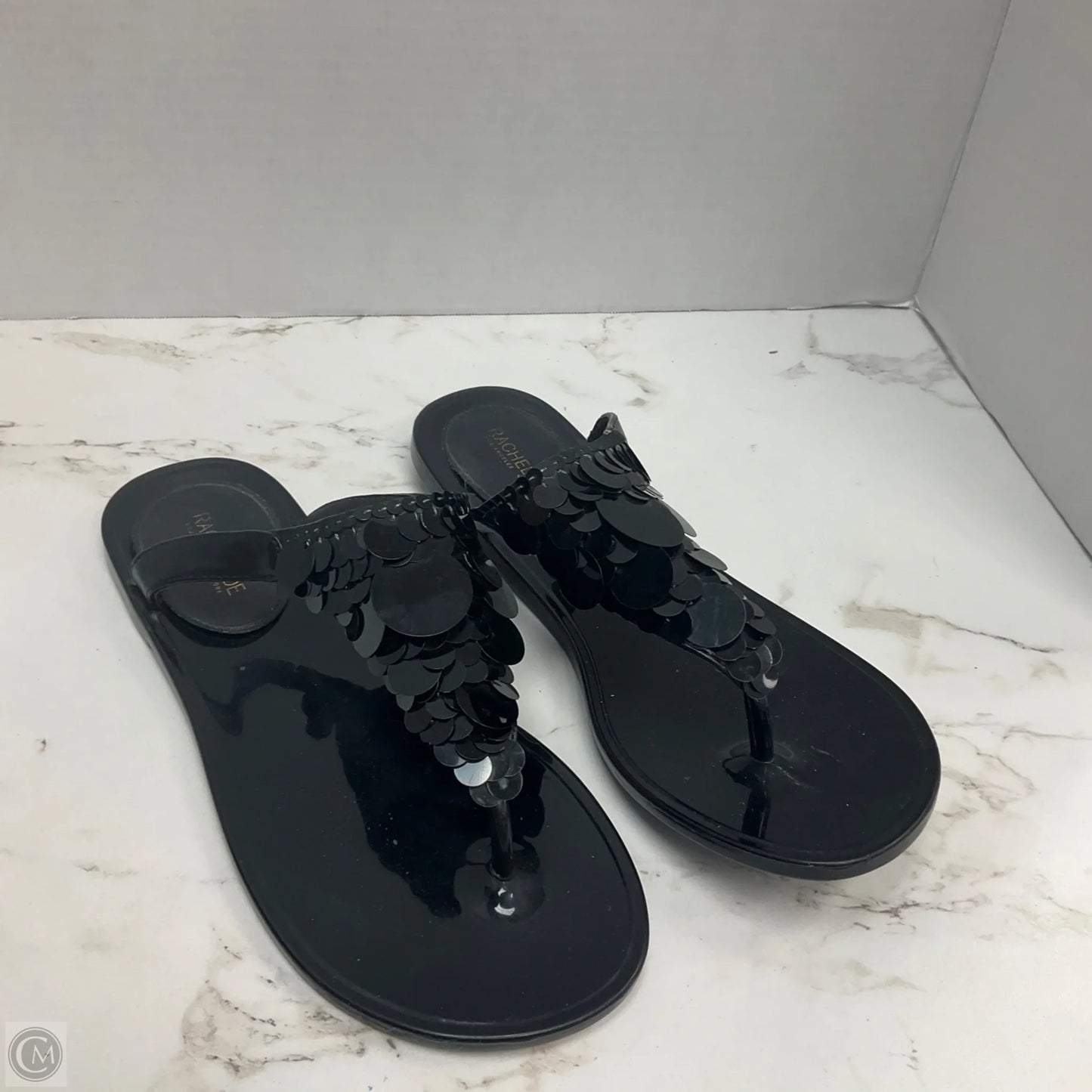 Sandals Flats By Rachel Zoe In Black, Size: 7
