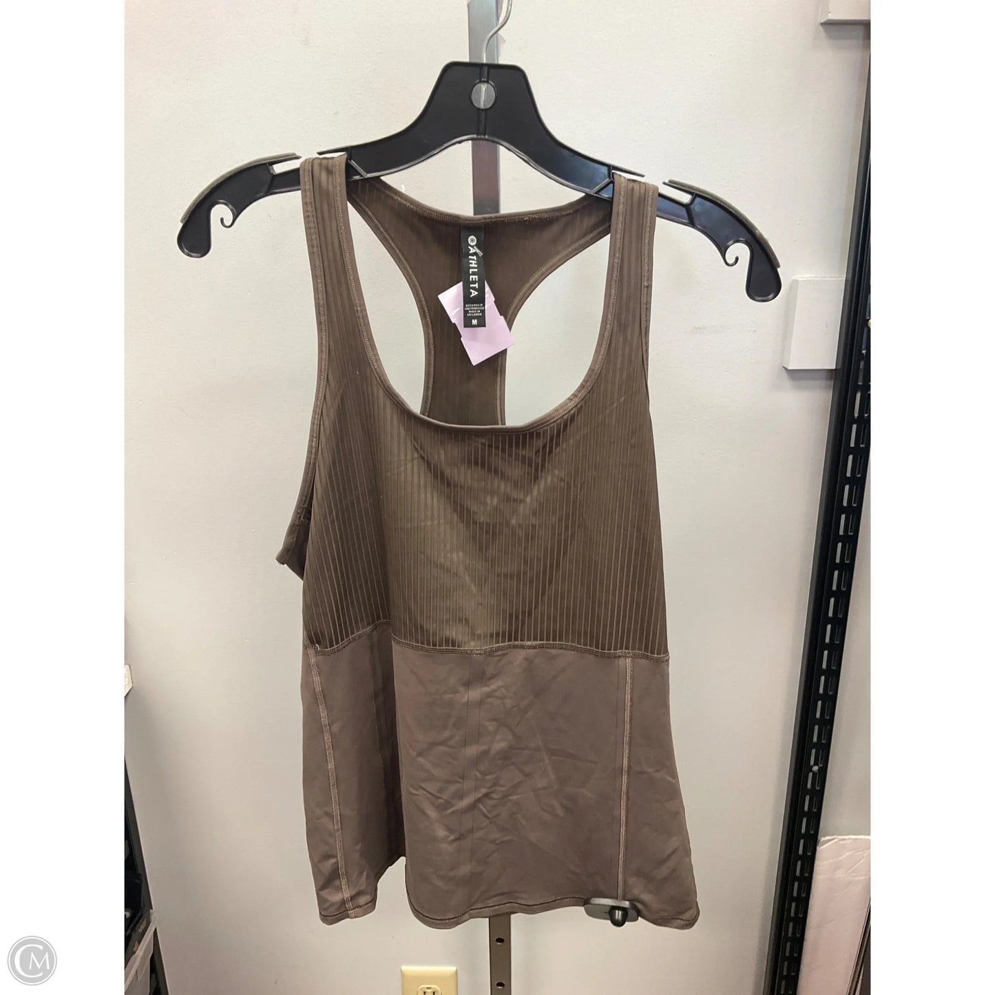 Athletic Tank Top By Athleta In Taupe, Size: M
