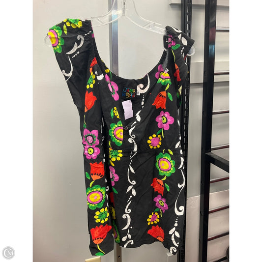 Top Short Sleeve By Cmc In Floral Print, Size: Xl