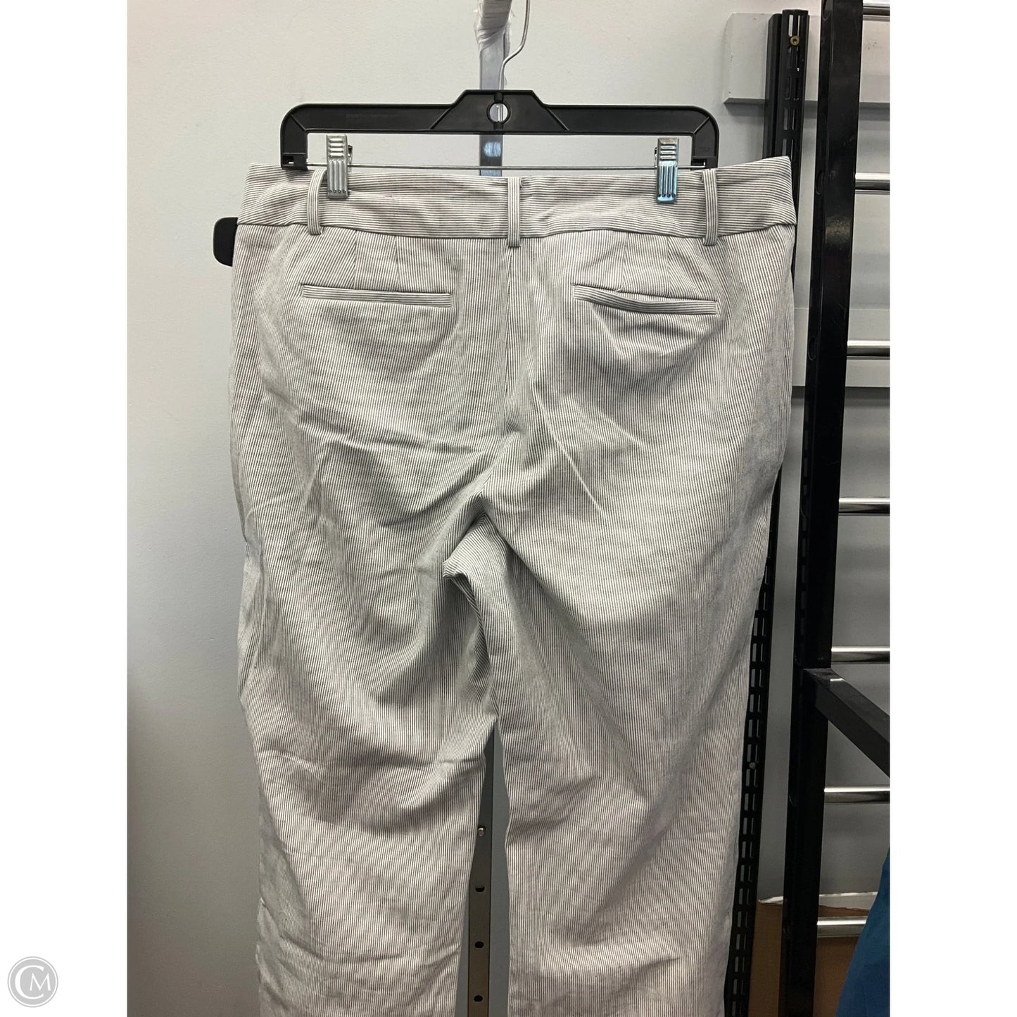 Pants Dress By Talbots In Grey & White, Size: 14