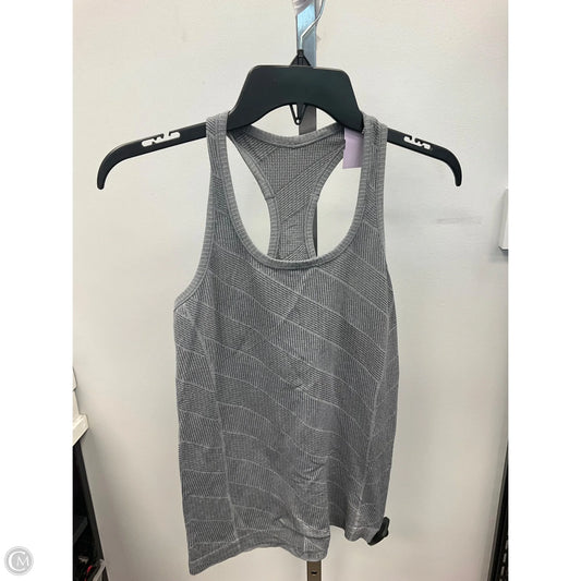 Athletic Tank Top By Lululemon In Grey, Size: 6
