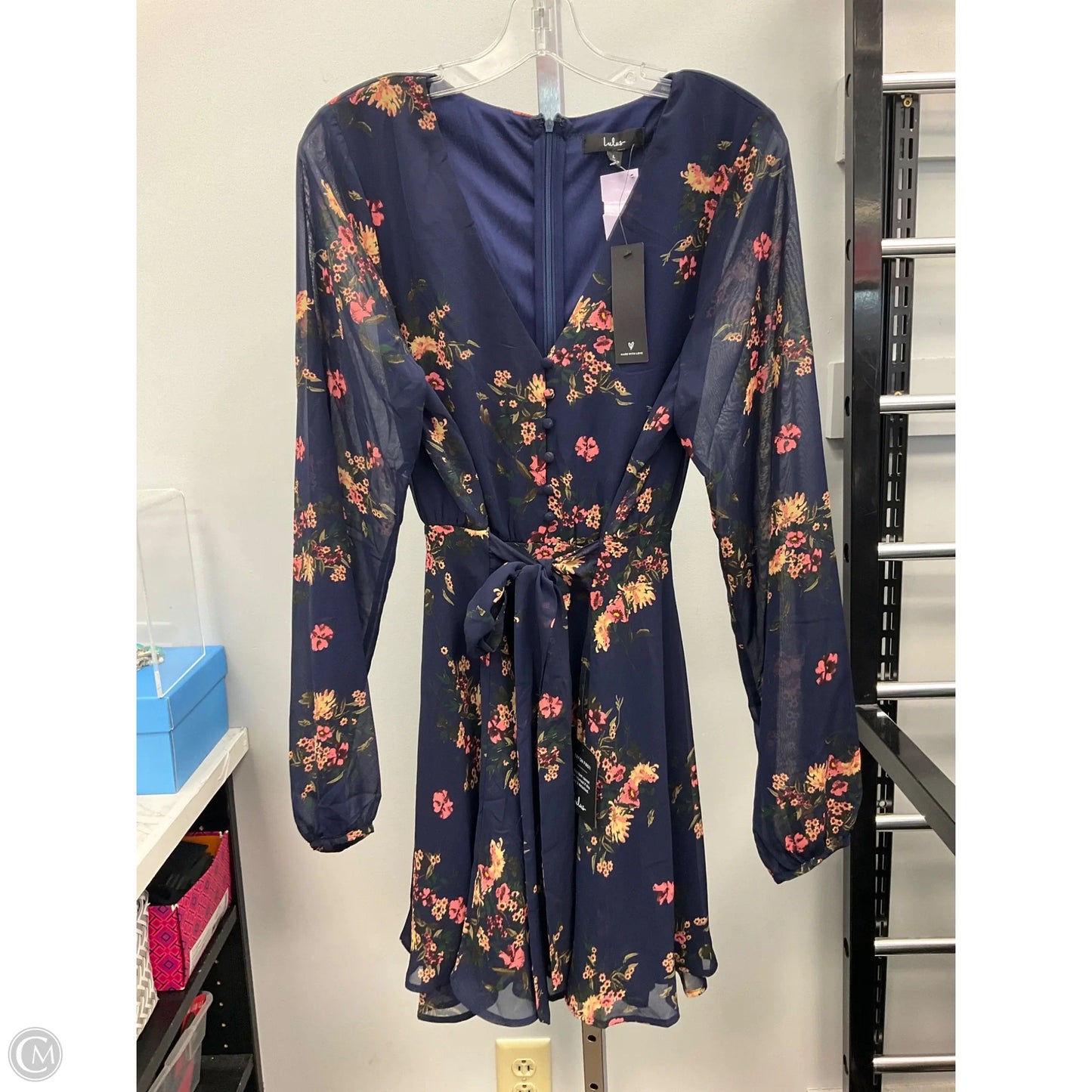 Dress Casual Short By Lulus In Floral Print, Size: L
