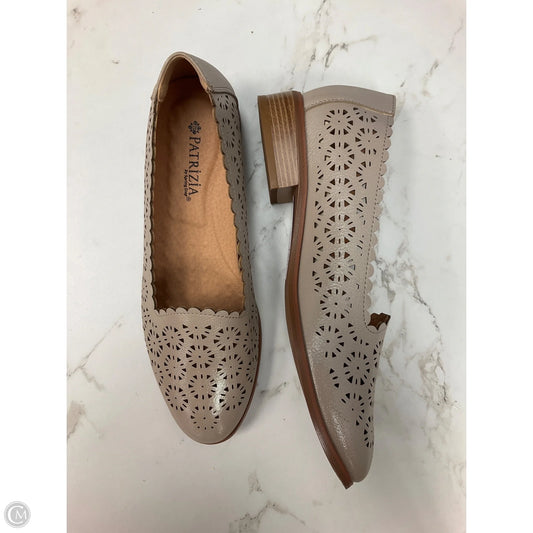 Shoes Heels Block By Spring Step In Tan, Size: 8.5