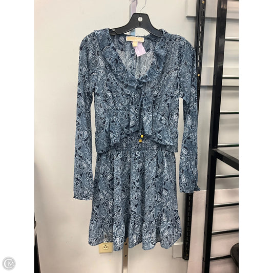 Dress Casual Short By Michael By Michael Kors In Blue, Size: S