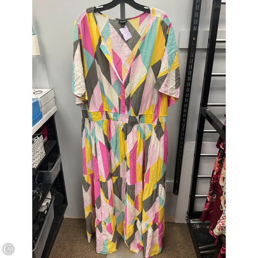 Dress Casual Midi By Torrid In Multi-colored, Size: 4x