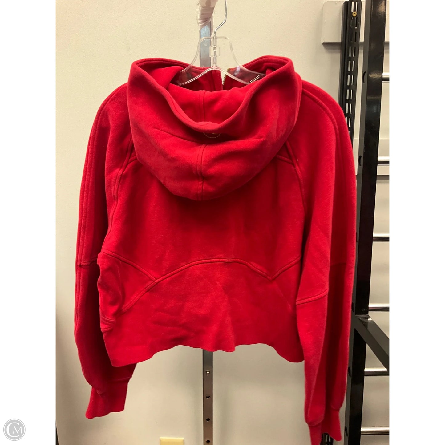 Sweatshirt Hoodie By Lululemon In Red, Size: M