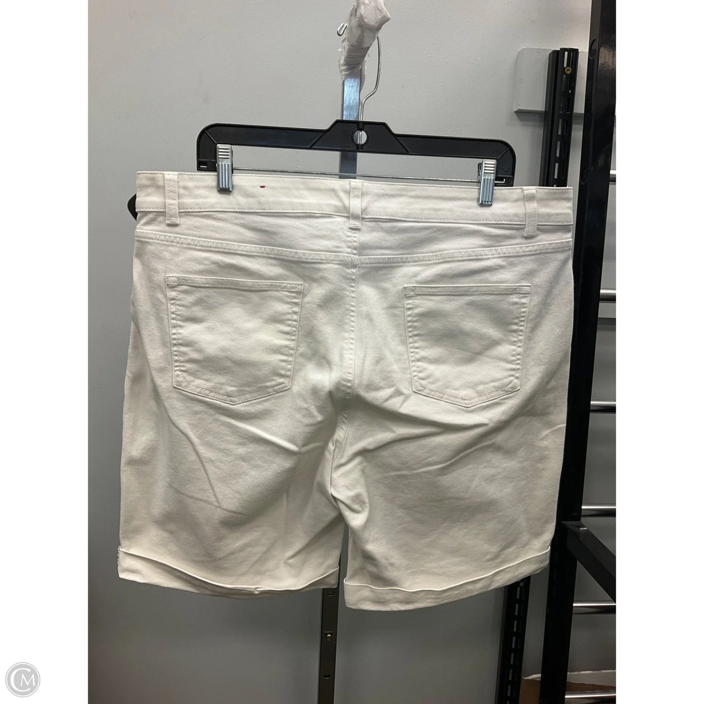 Shorts By Talbots In White Denim, Size: 16