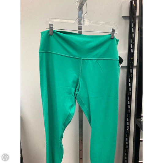 Athletic Leggings By Lululemon In Green, Size: 16