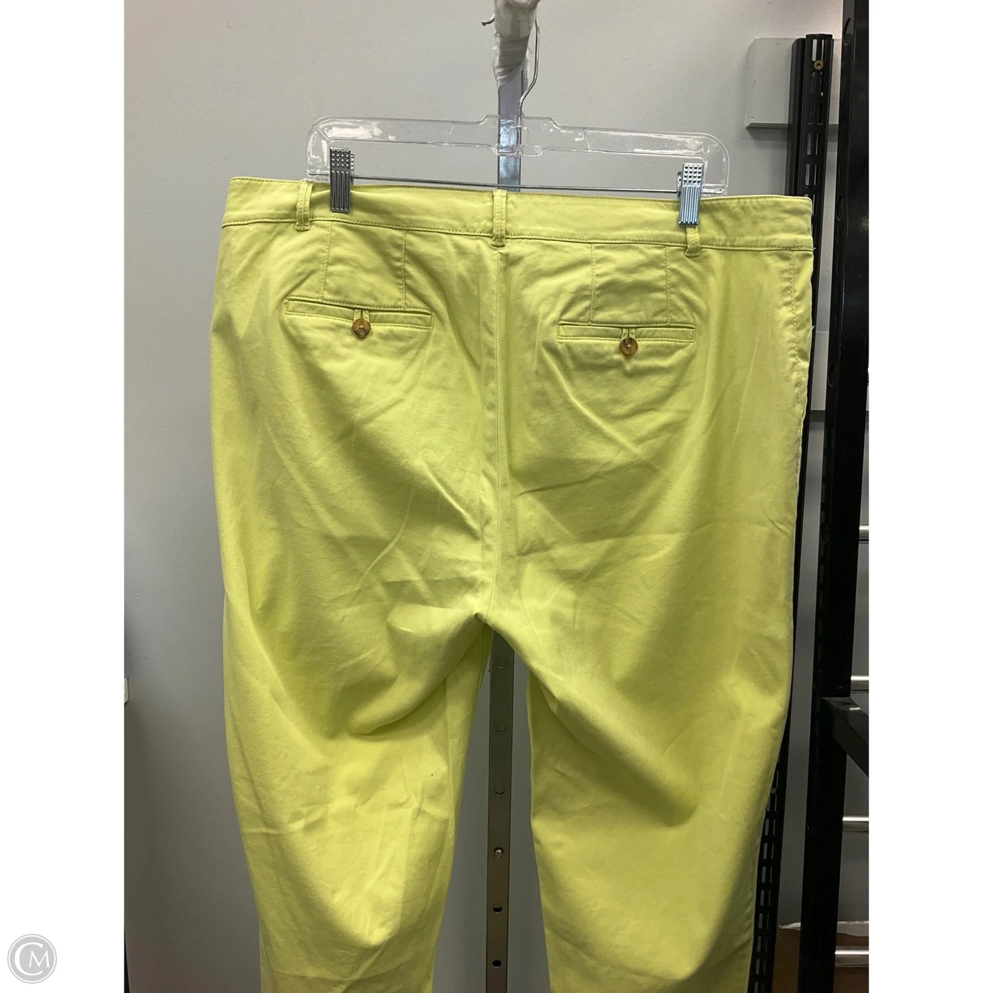 Pants Chinos & Khakis By Talbots In Chartreuse, Size: 14
