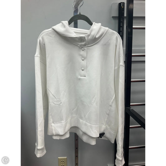 Sweatshirt Hoodie By Vineyard Vines In White, Size: L