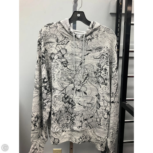 Top Long Sleeve By Athleta In Black & Grey, Size: L