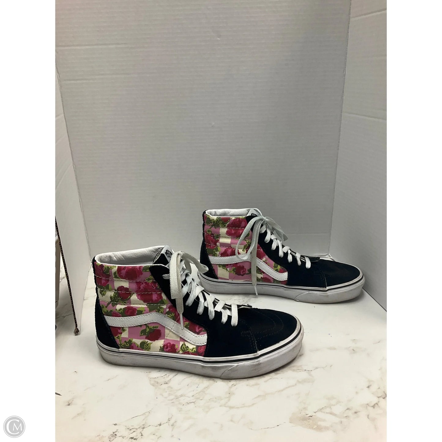 Shoes Sneakers By Vans In Black, Size: 9.5
