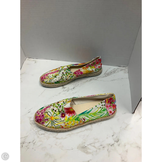 Shoes Flats By Toms In Floral Print, Size: 7.5
