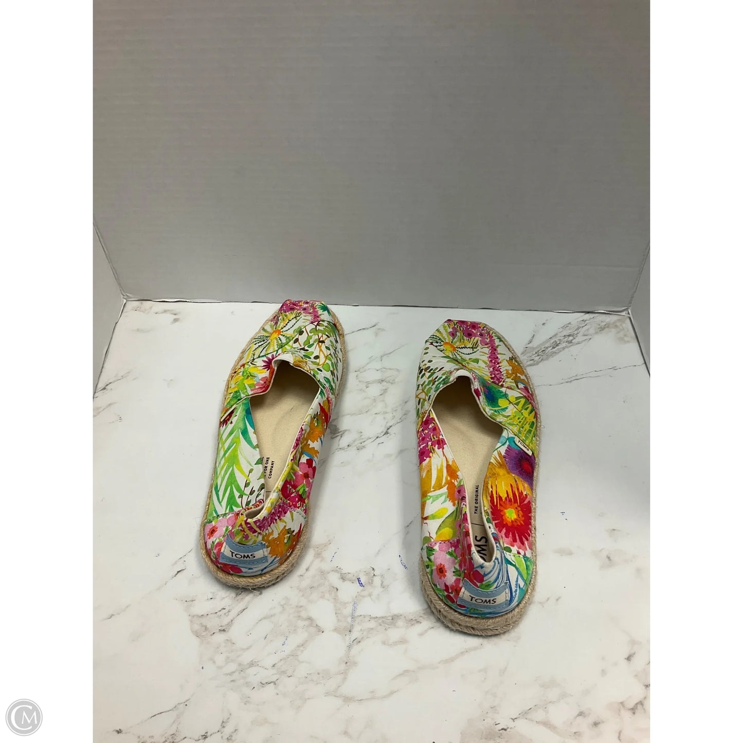 Shoes Flats By Toms In Floral Print, Size: 7.5