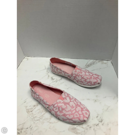 Shoes Flats By Toms In Pink, Size: 7.5