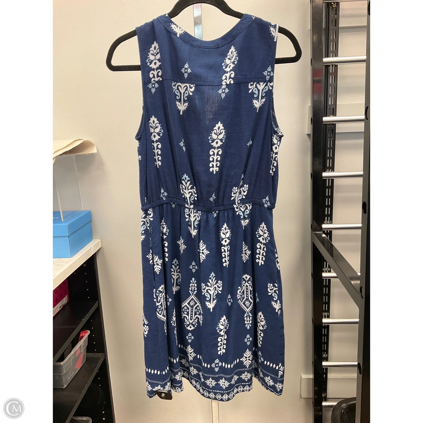 Dress Casual Short By St Johns Bay In Blue, Size: M
