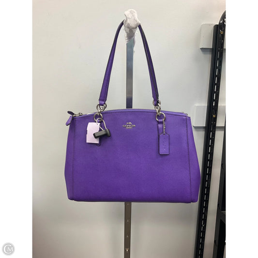 Handbag Designer By Coach, Size: Large