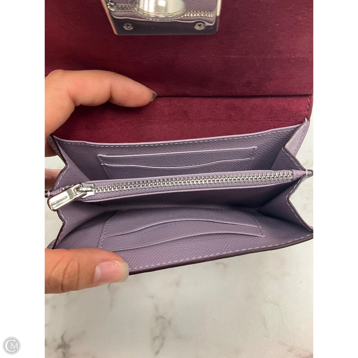 Wallet Designer By Coach, Size: Small