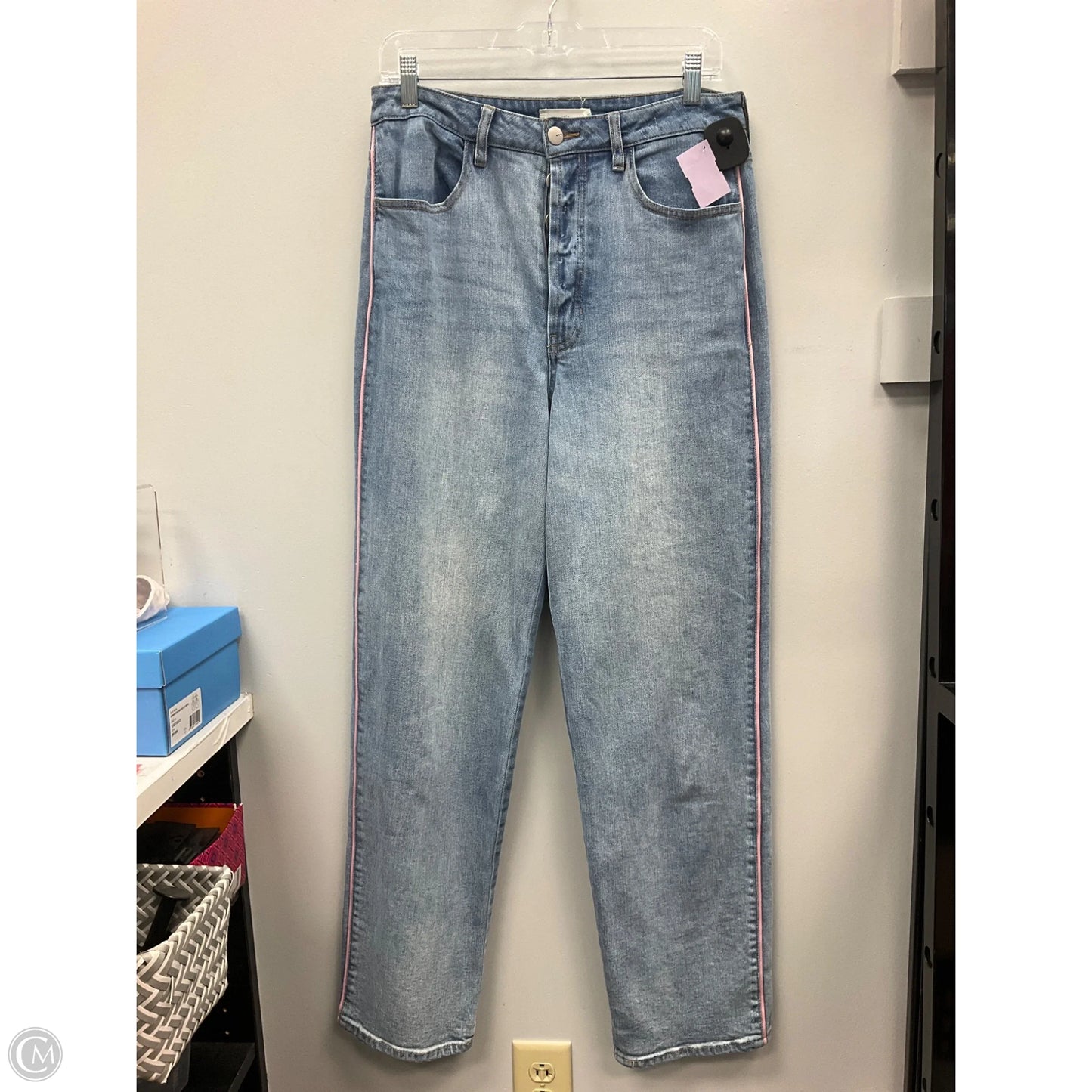 Jeans Straight By Thalia Sodi In Blue Denim, Size: 6