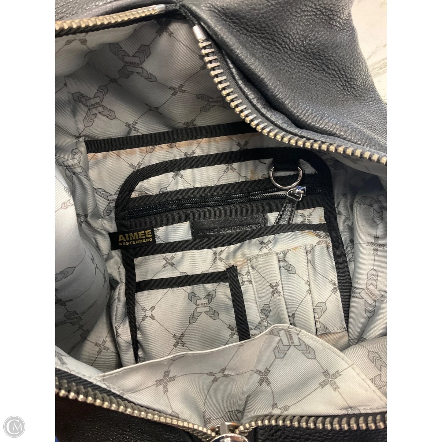 Backpack Leather By Aimee Kestenberg, Size: Large