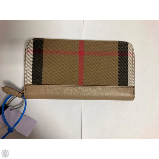 Wallet Luxury Designer By Burberry, Size: Large