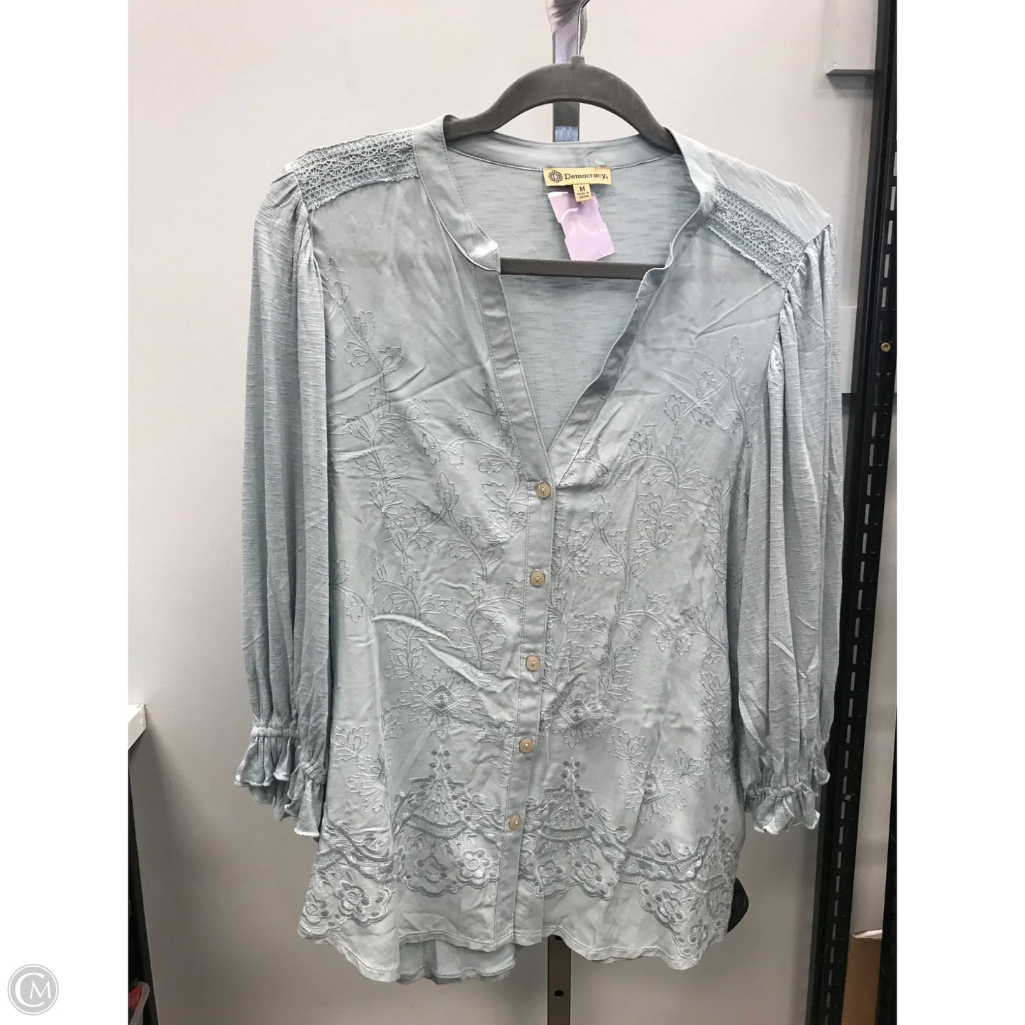 Top 3/4 Sleeve By Democracy In Blue, Size: M